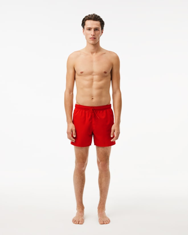 Lacoste Men's Quick-Dry Swim Trunks
