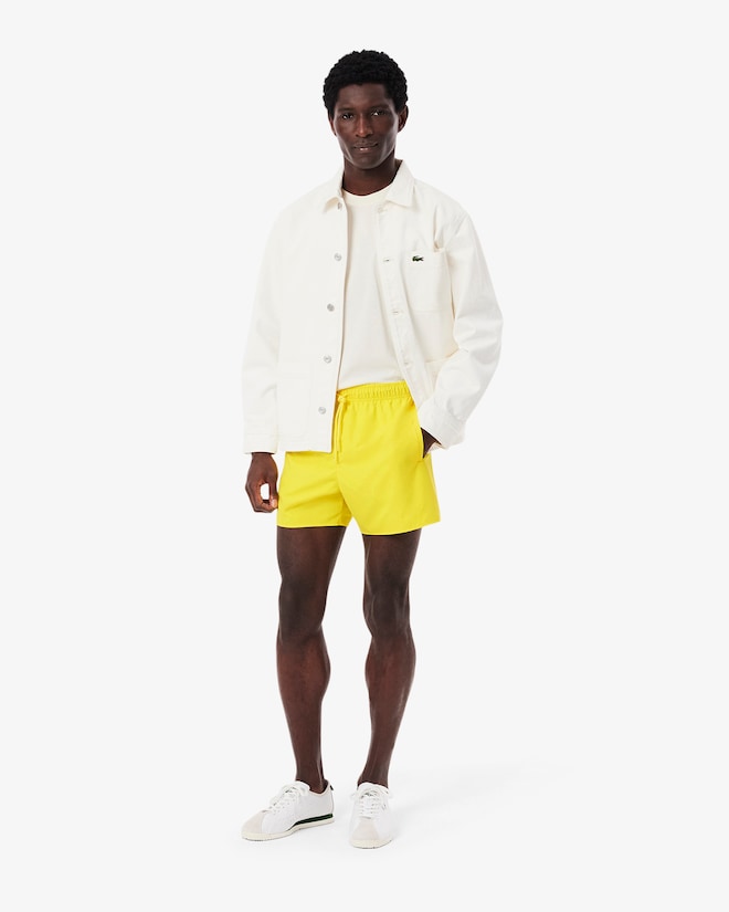 Lacoste Men's Quick-Dry Swim Trunks