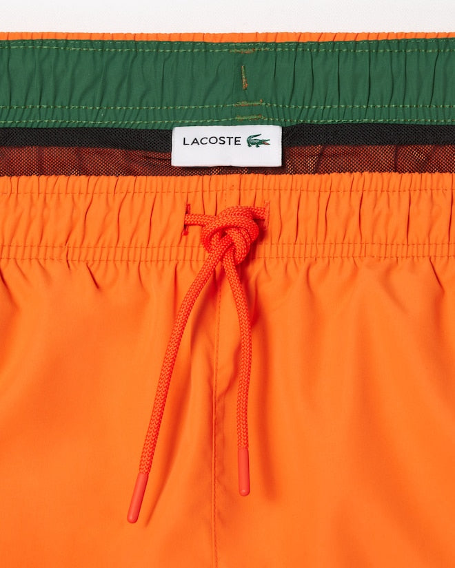 Lacoste Men's Quick-Dry Swim Trunks