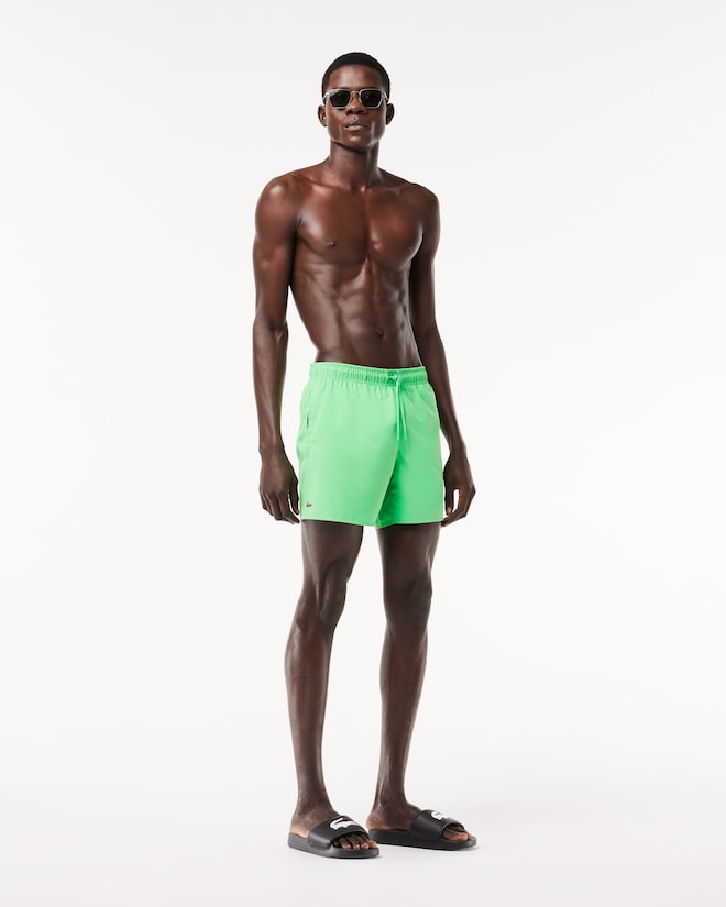 Lacoste Men's Quick-Dry Swim Trunks
