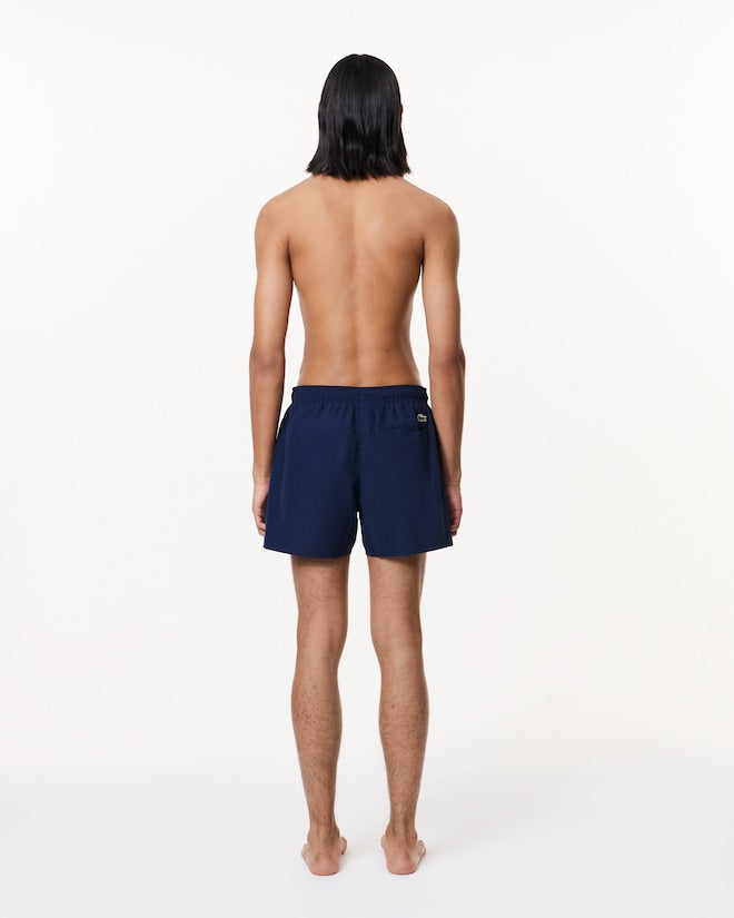 Lacoste Men's Croc Print Swim Trunks