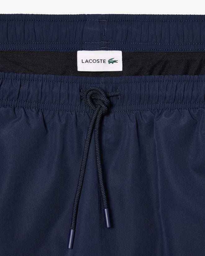 Lacoste Men's Croc Print Swim Trunks
