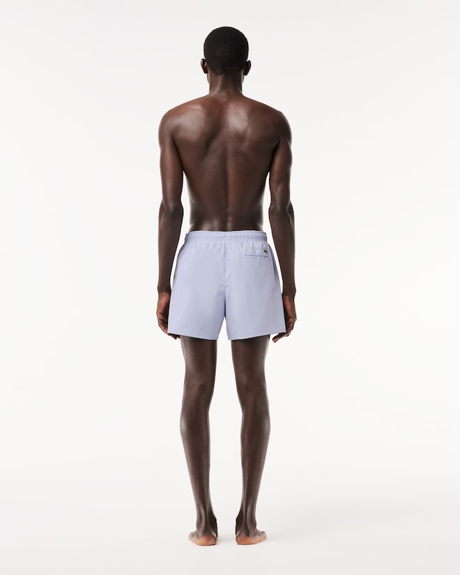 Lacoste Men's Croc Print Swim Trunks