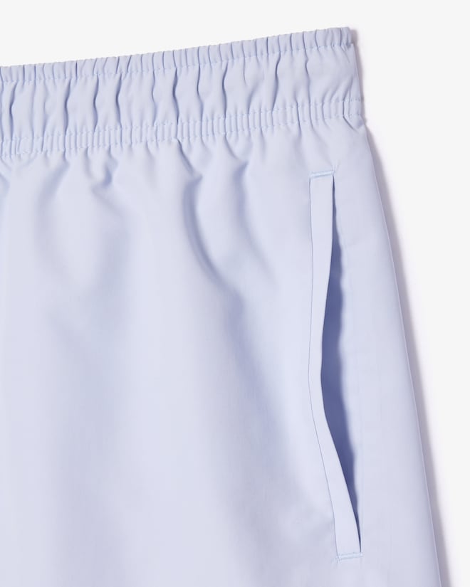 Lacoste Men's Croc Print Swim Trunks