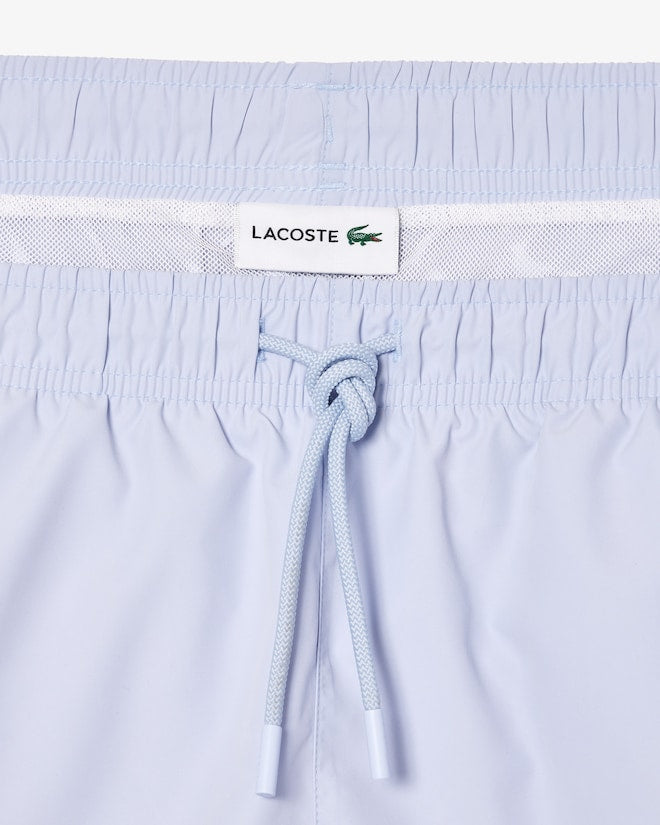 Lacoste Men's Croc Print Swim Trunks