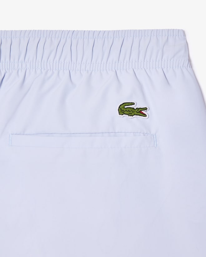 Lacoste Men's Croc Print Swim Trunks