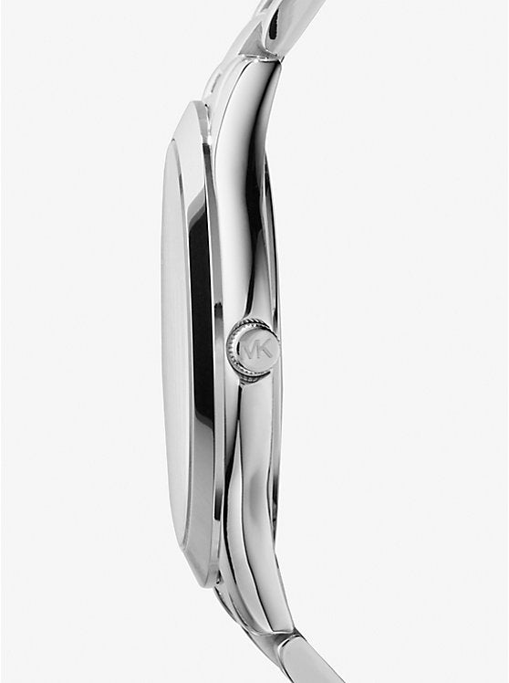 Michael Kors Slim Runway Silver-Tone Watch