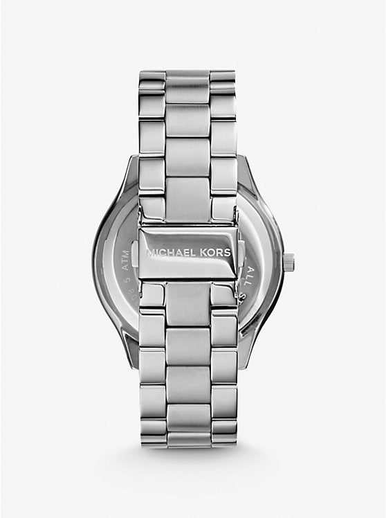 Michael Kors Slim Runway Silver-Tone Watch