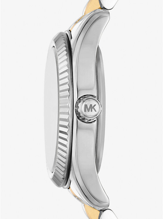 Michael Kors Petite Lexington Pavé Two-Tone Watch