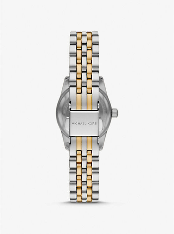 Michael Kors Petite Lexington Pavé Two-Tone Watch