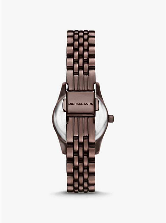 Michael Kors Petite Lexington Pavé Espresso-Tone Watch