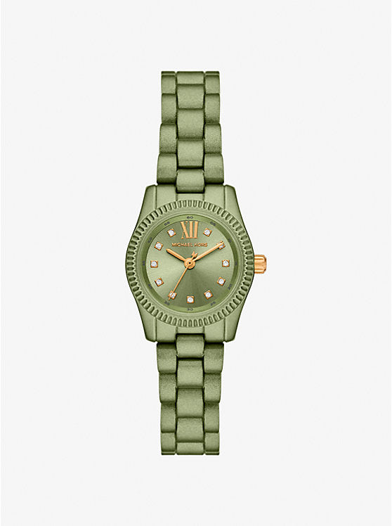 Michael Kors Limited-Edition Petite Lexington Green-Tone Watch