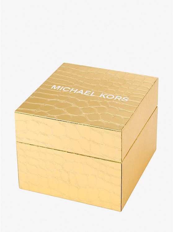 Michael Kors Limited-Edition Petite Lexington Green-Tone Watch