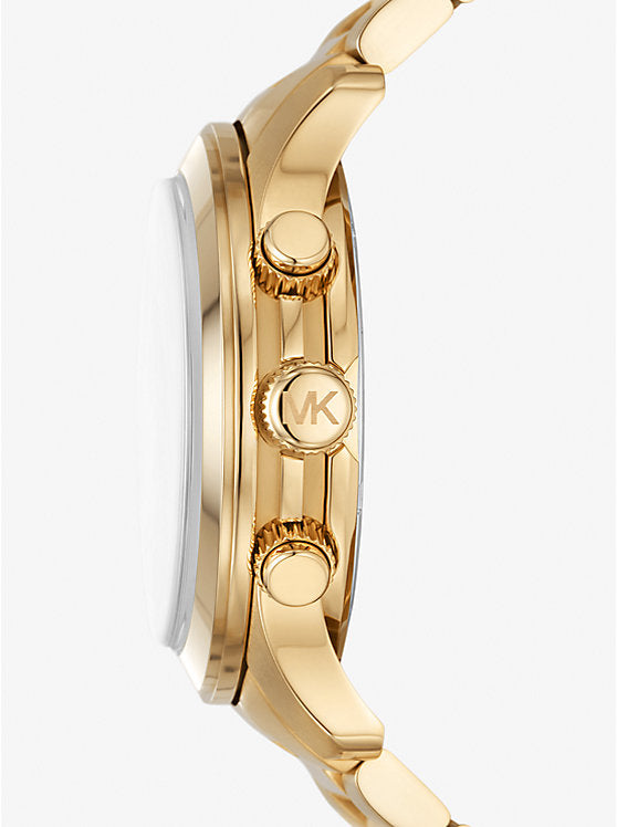 Michael Kors Oversized Runway Gold-Tone Watch