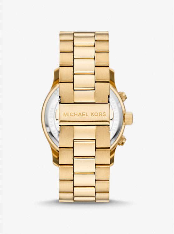 Michael Kors Oversized Runway Gold-Tone Watch