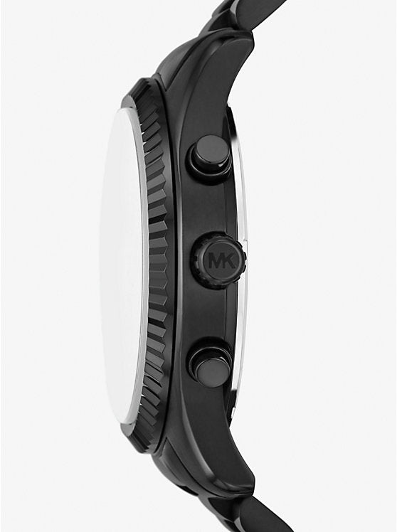 Michael Kors Oversized Lexington Black-Tone Watch