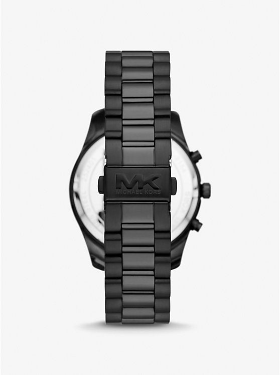Michael Kors Oversized Lexington Black-Tone Watch