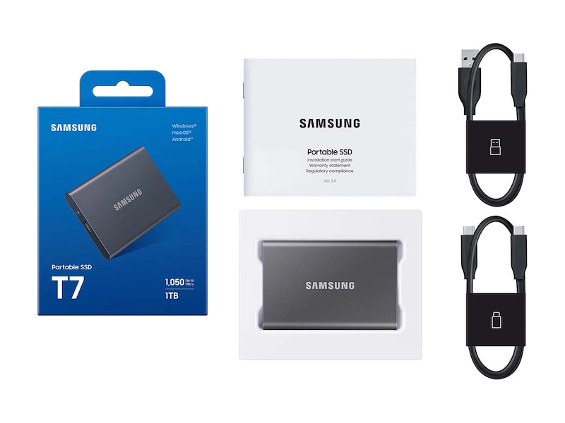 Samsung Portable SSD T7 1 TB USB 3.2 Gen 1