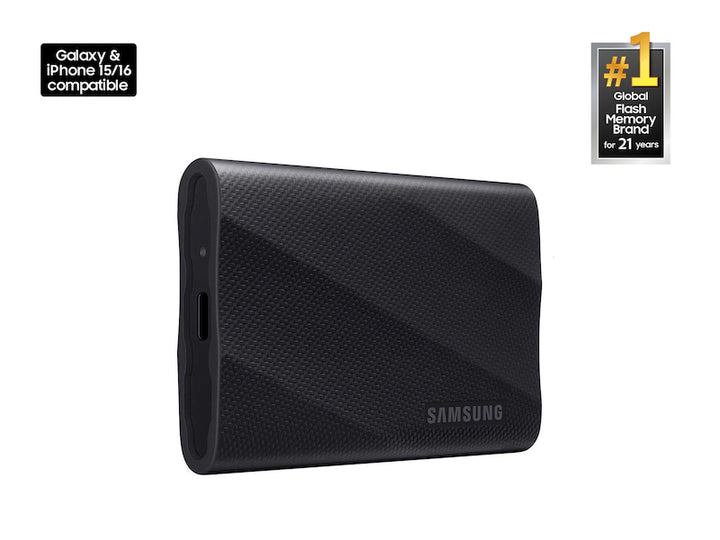 Samsung Portable SSD T9 1 TB USB 3.2 Gen 2x2 (Black)