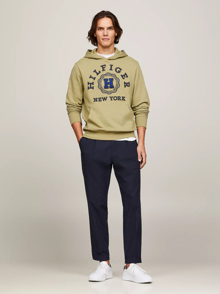 Tommy Hilfiger Embroidered Hilfiger Coin Logo Hoodie