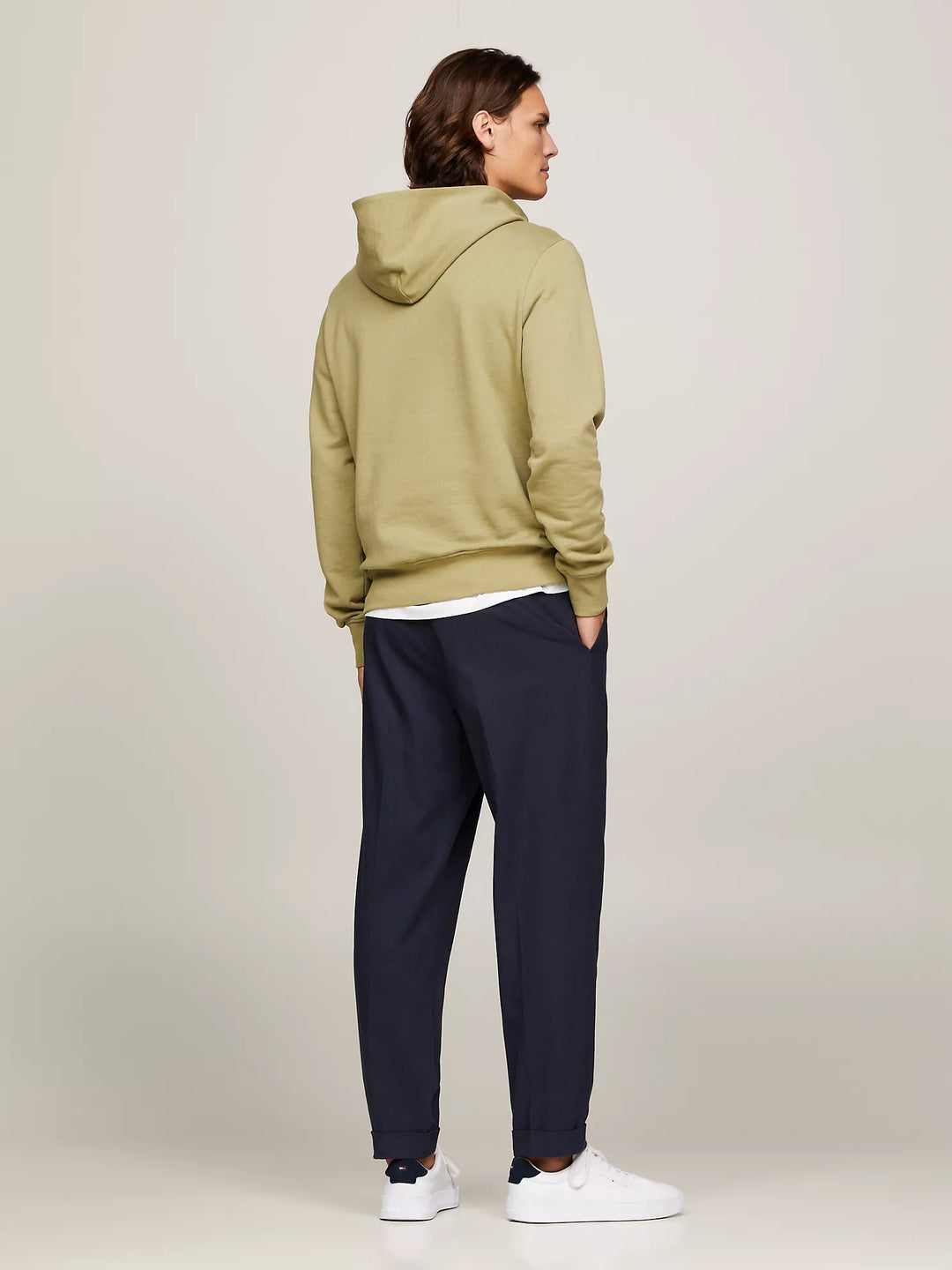 Tommy Hilfiger Embroidered Hilfiger Coin Logo Hoodie