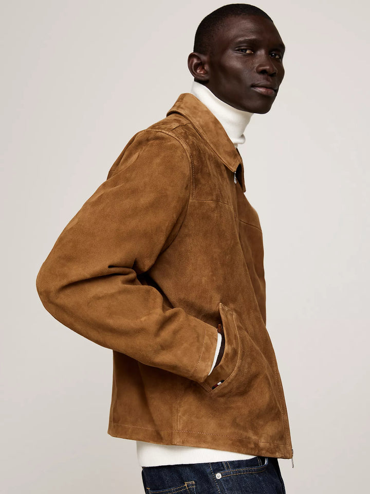 Suede Zip Ivy Jacket