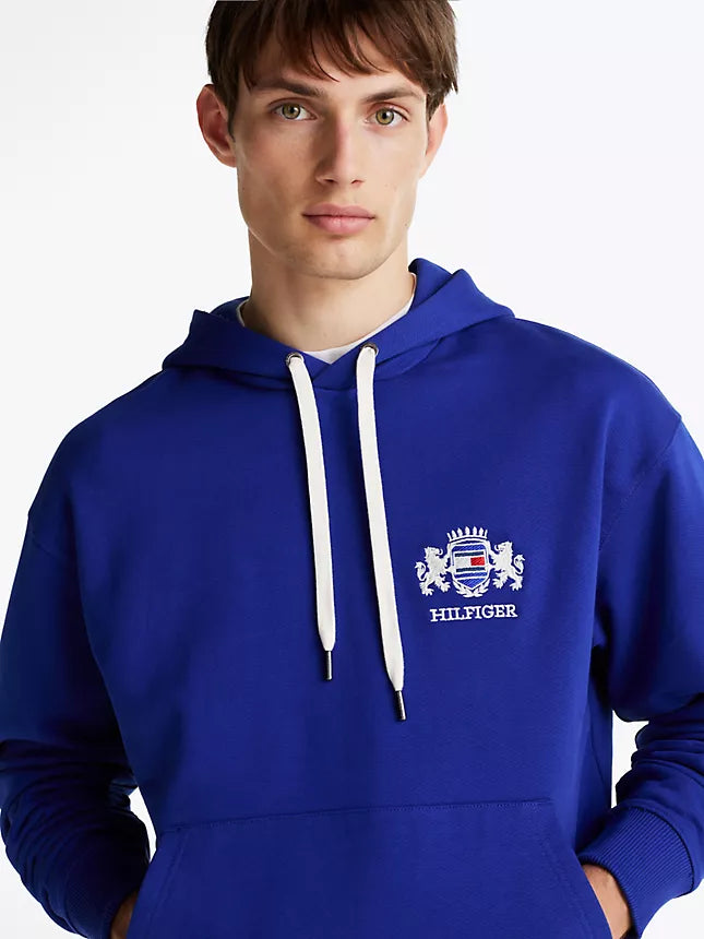 Tommy Hilfiger Embroidered Hilfiger Crest Hoodie