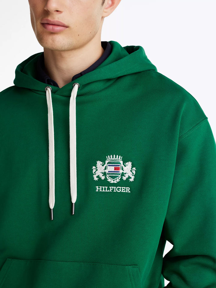 Tommy Hilfiger Embroidered Hilfiger Crest Hoodie