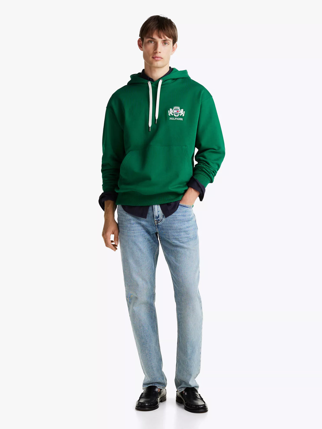 Tommy Hilfiger Embroidered Hilfiger Crest Hoodie