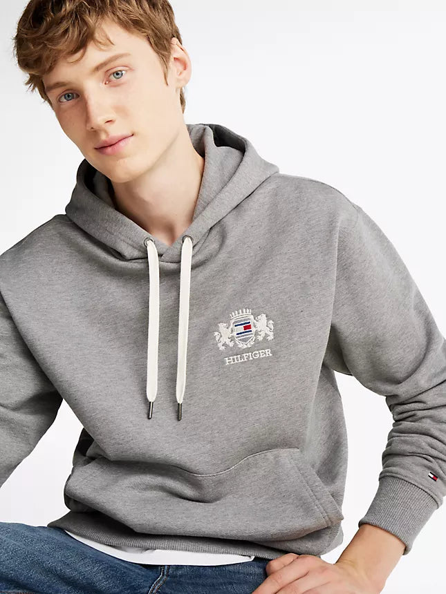 Tommy Hilfiger Embroidered Hilfiger Crest Hoodie