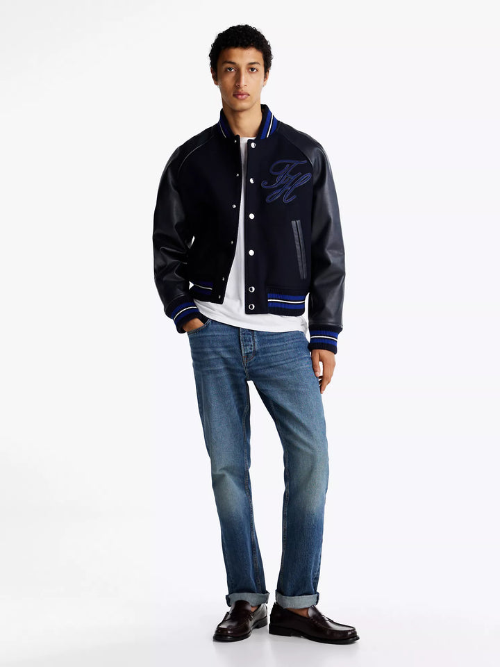 Tommy Hilfiger Monogram Wool Varsity Jacket
