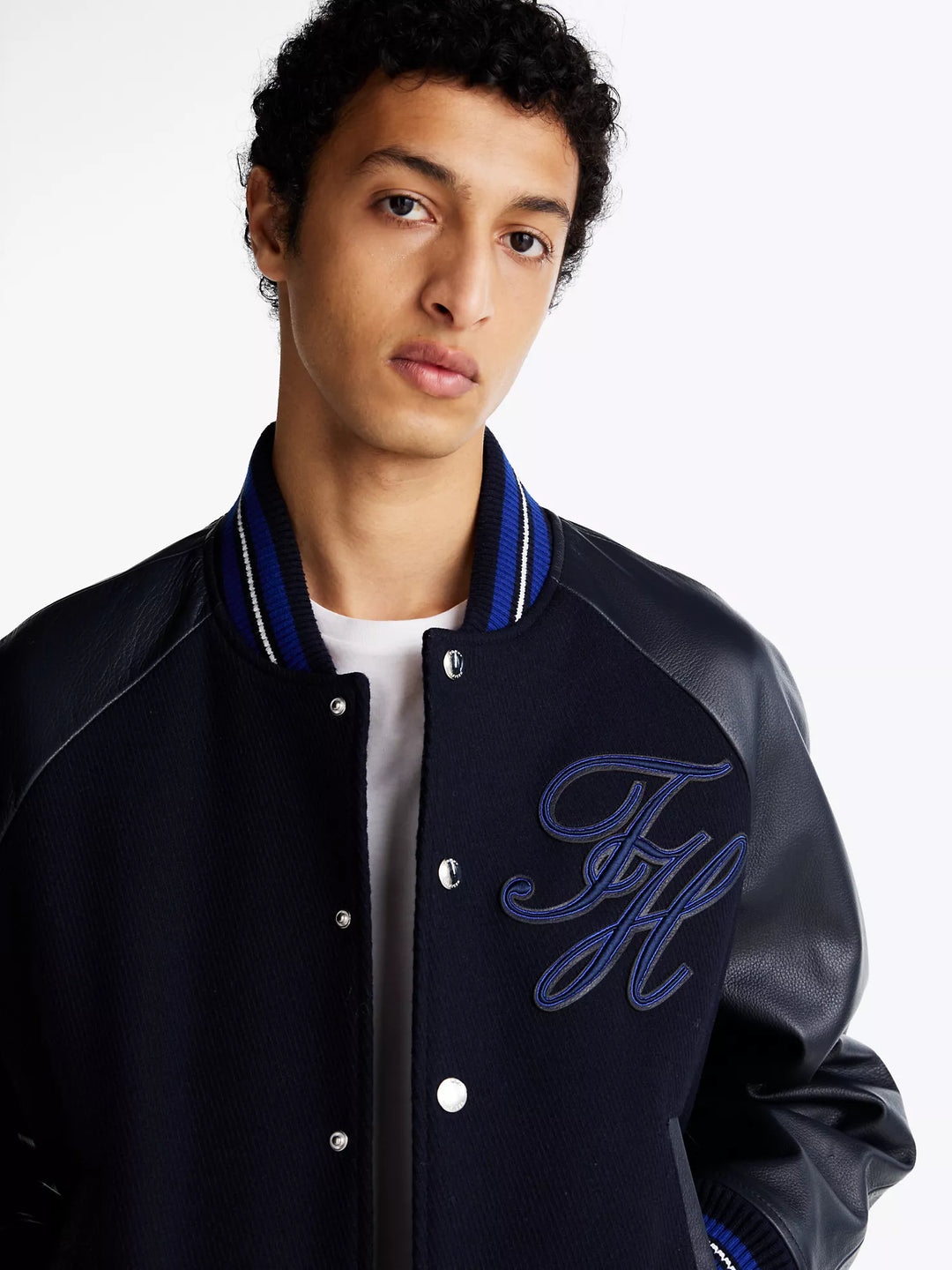 Tommy Hilfiger Monogram Wool Varsity Jacket
