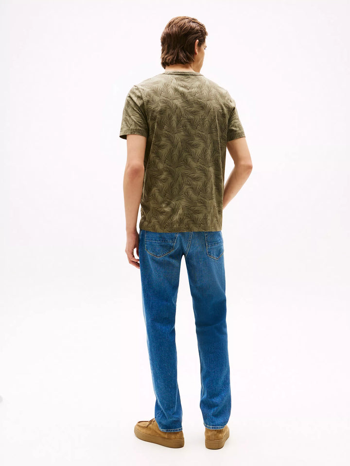 Tommy Hilfiger Allover Leaf Print Pocket T-Shirt