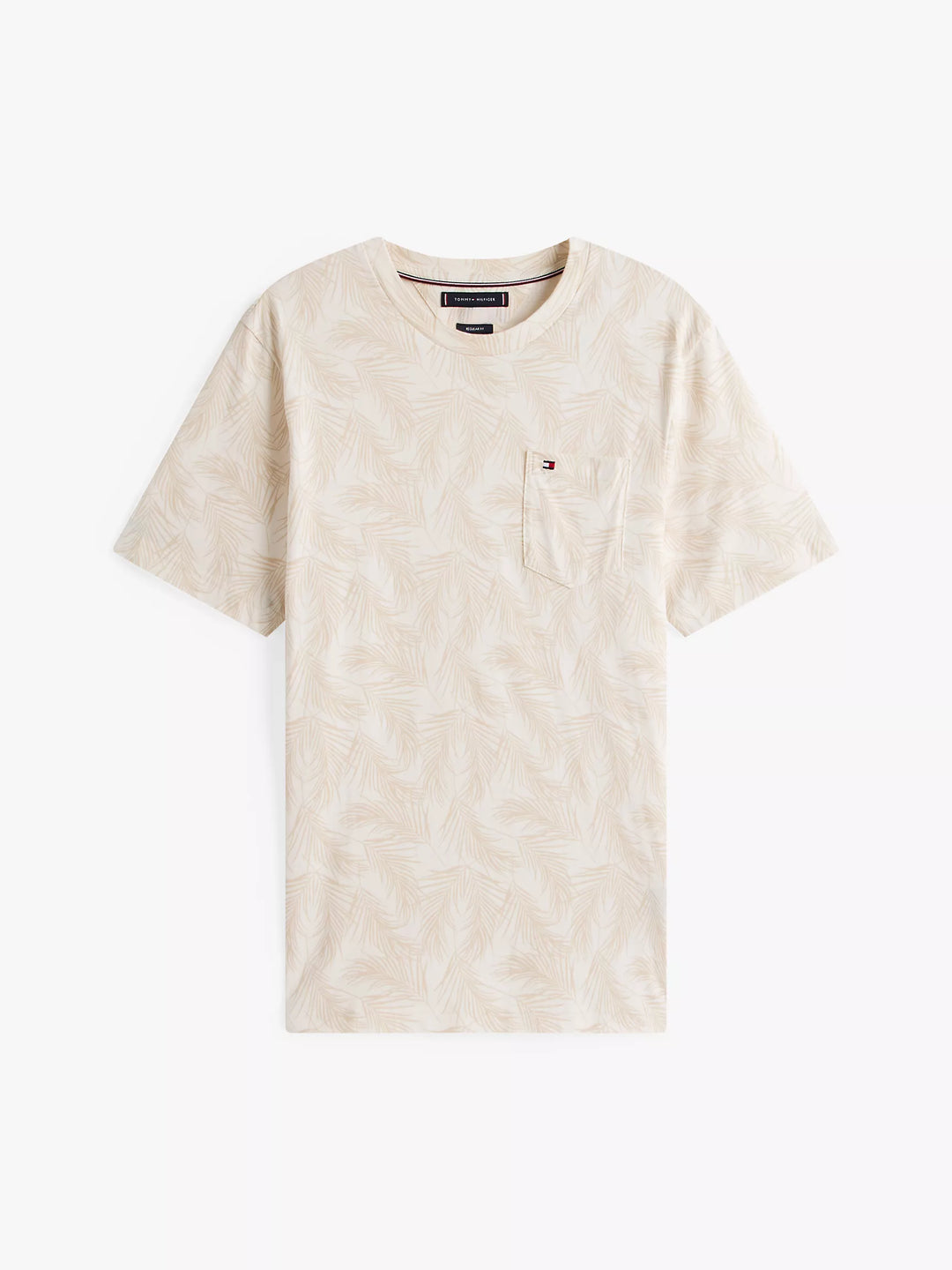 Tommy Hilfiger Allover Leaf Print Pocket T-Shirt