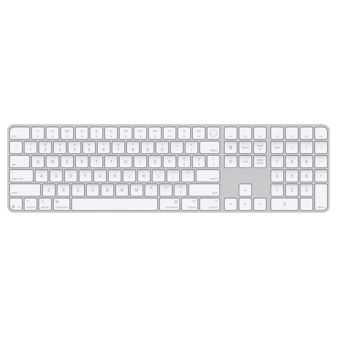 Apple Magic Keyboard with Touch ID and Numeric Keypad for Mac models with Apple silicon (USB–C) - US English - Black Keys