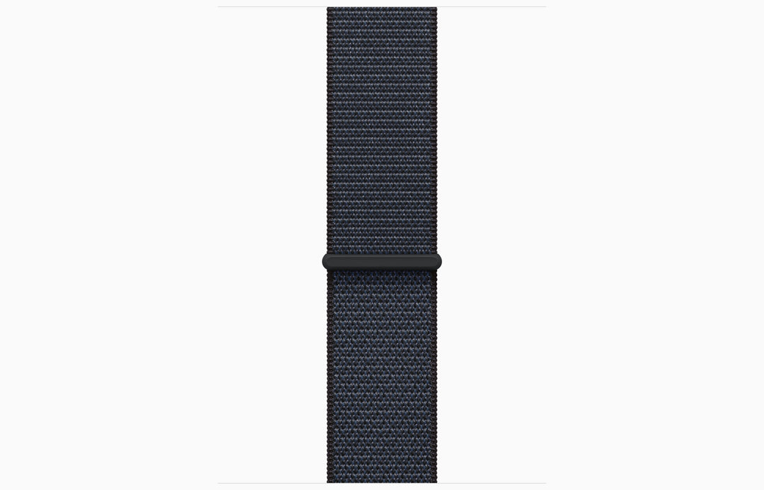 Apple Watch SE GPS, 44mm Starlight Aluminum Case with Ink Sport Loop
