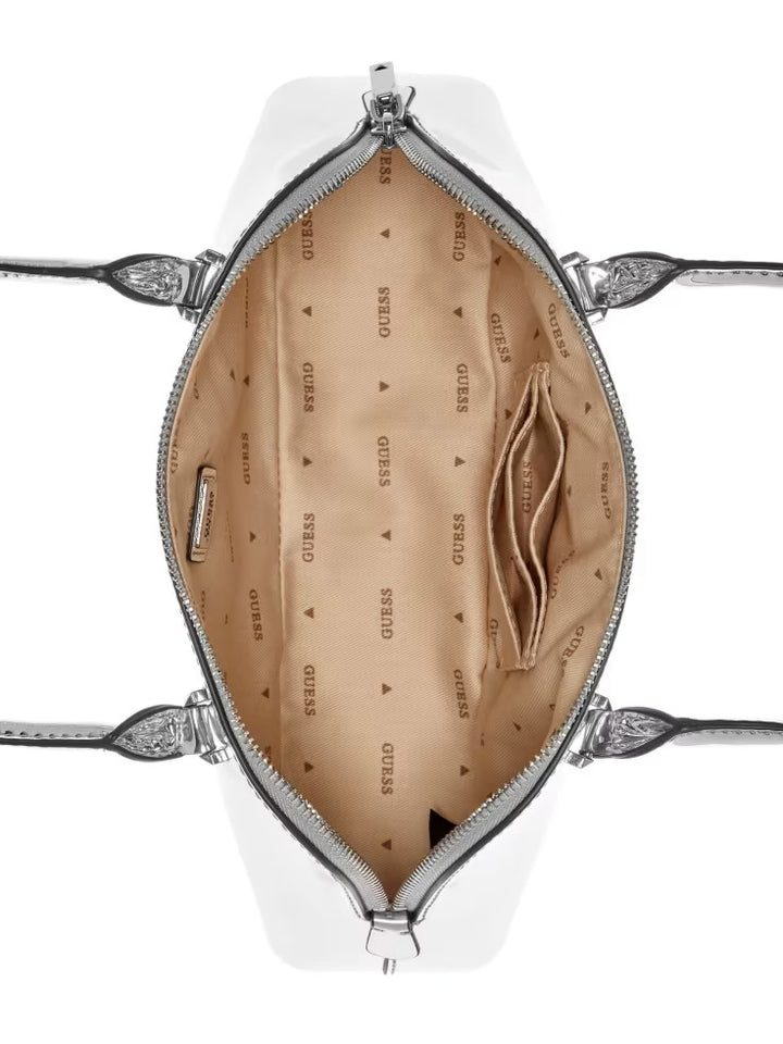 Guess Arnela Metallic Shoulder Satchel