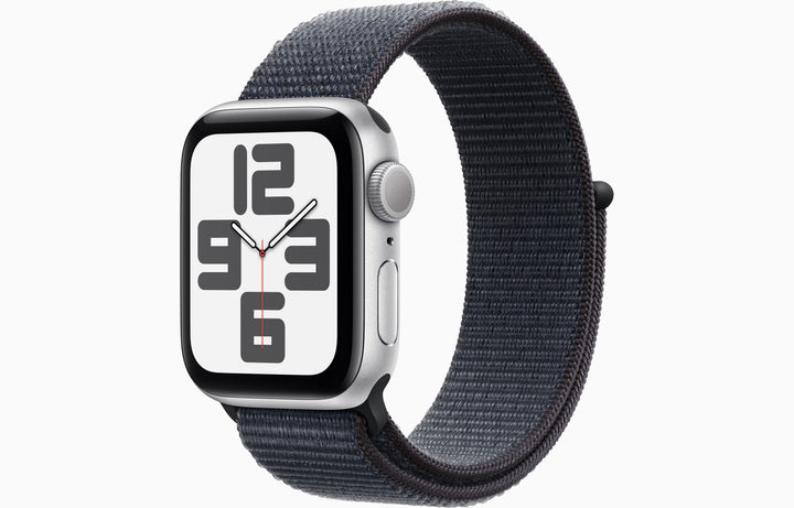 Apple Watch SE GPS, 40mm Midnight Aluminum Case with Ink Sport Loop