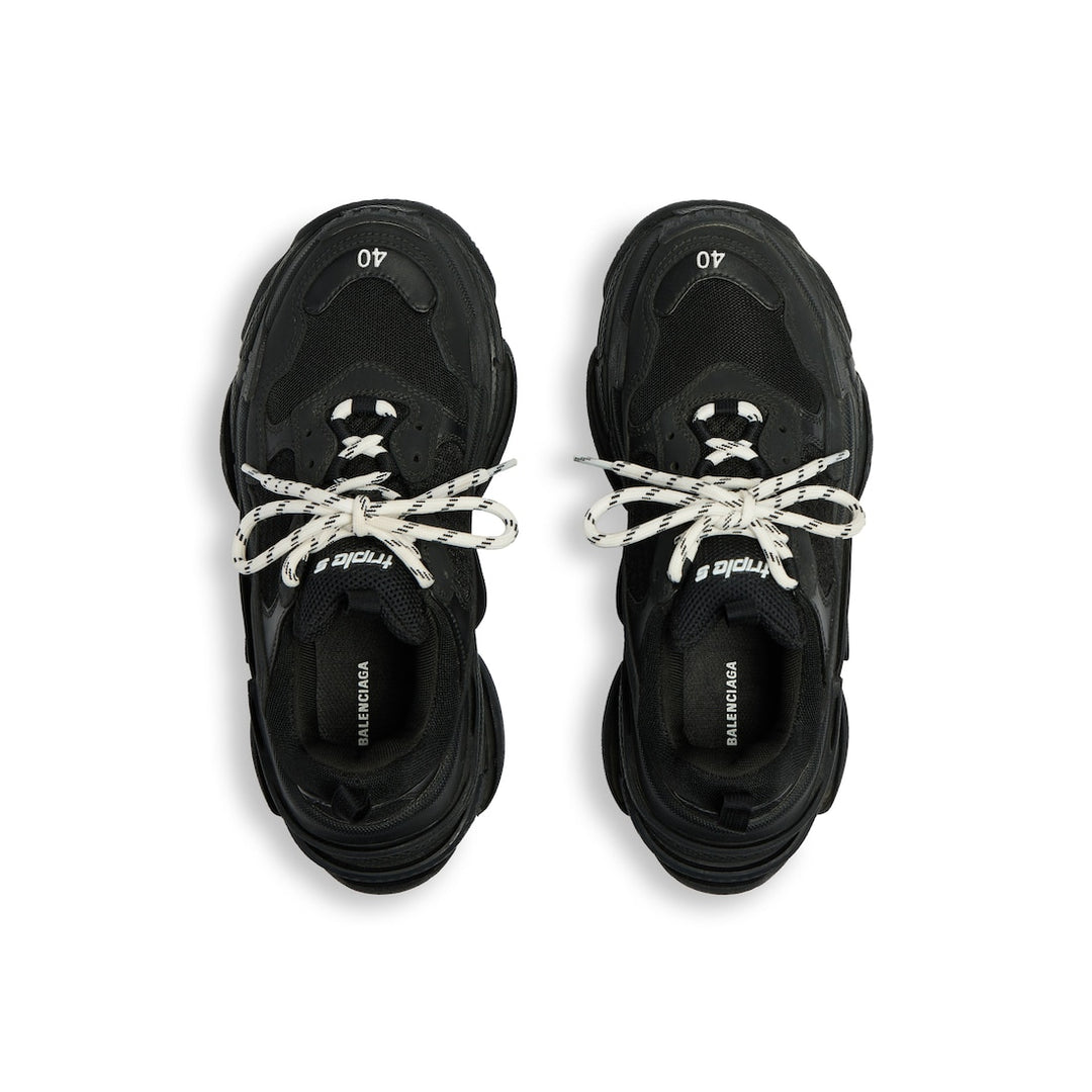 BALENCIAGA Women's Triple S Sneaker in Black