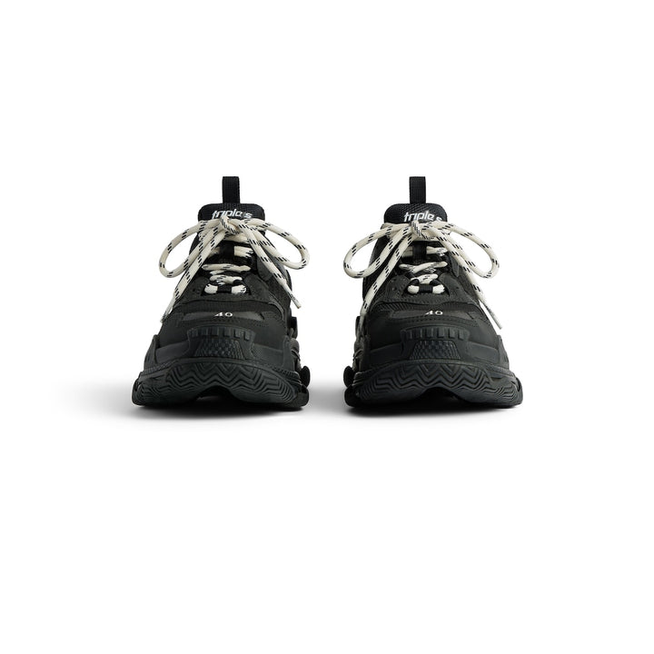 BALENCIAGA Women's Triple S Sneaker in Black
