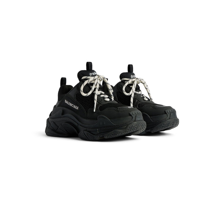 BALENCIAGA Women's Triple S Sneaker in Black