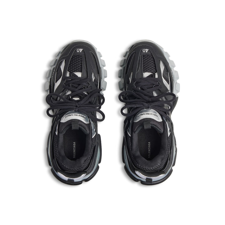 BALENCIAGA Women's Track Sneaker in Black/silver