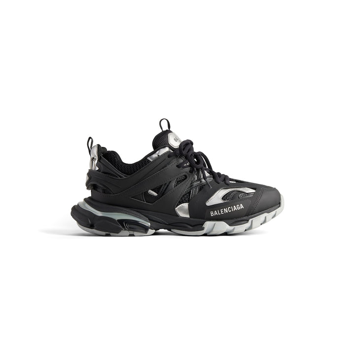 BALENCIAGA Women's Track Sneaker in Black/silver
