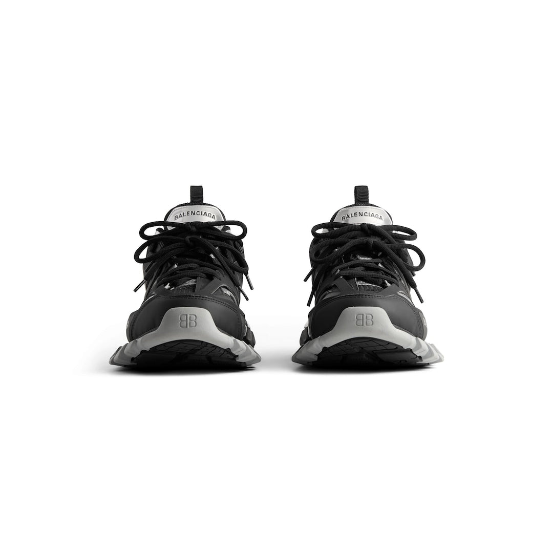 BALENCIAGA Women's Track Sneaker in Black/silver