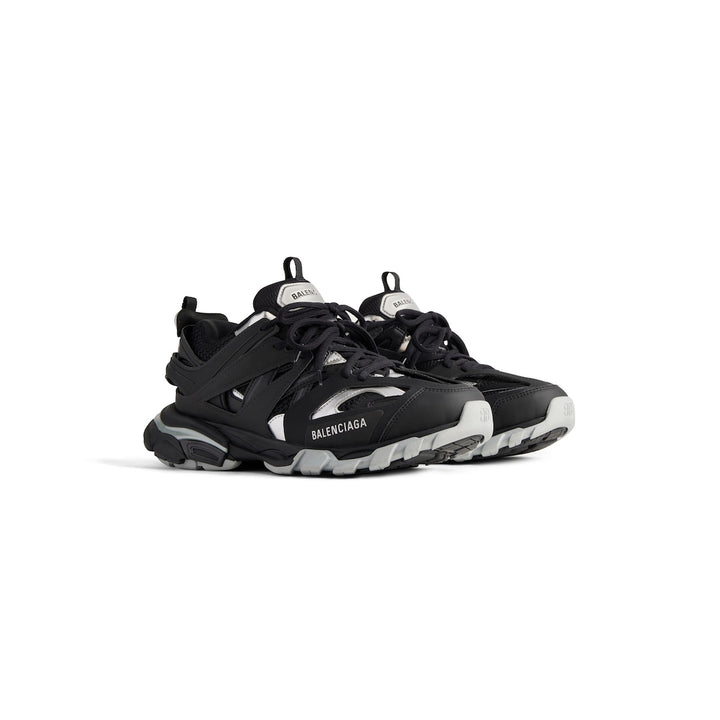 BALENCIAGA Women's Track Sneaker in Black/silver