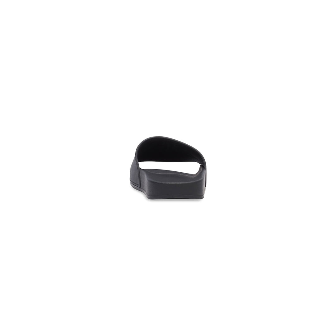 BALENCIAGA Women's Pool Slide Sandal in Black/white