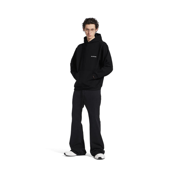 BALENCIAGA Balenciaga Back Hoodie Regular Fit in Black