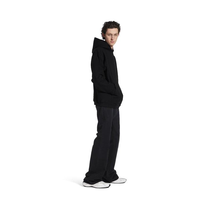 BALENCIAGA Balenciaga Back Hoodie Regular Fit in Black