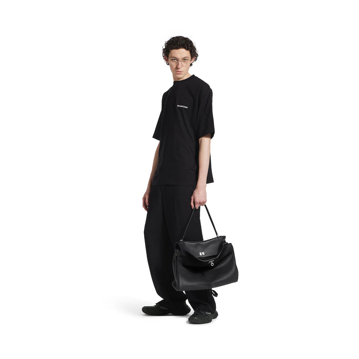 BALENCIAGA MEN'S LOGO T-SHIRT MEDIUM FIT