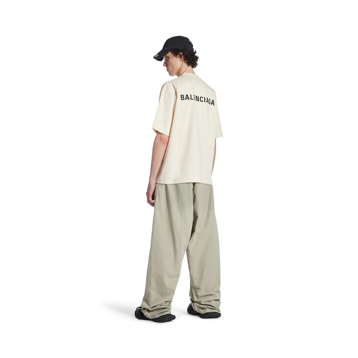 BALENCIAGA MEN'S LOGO T-SHIRT MEDIUM FIT